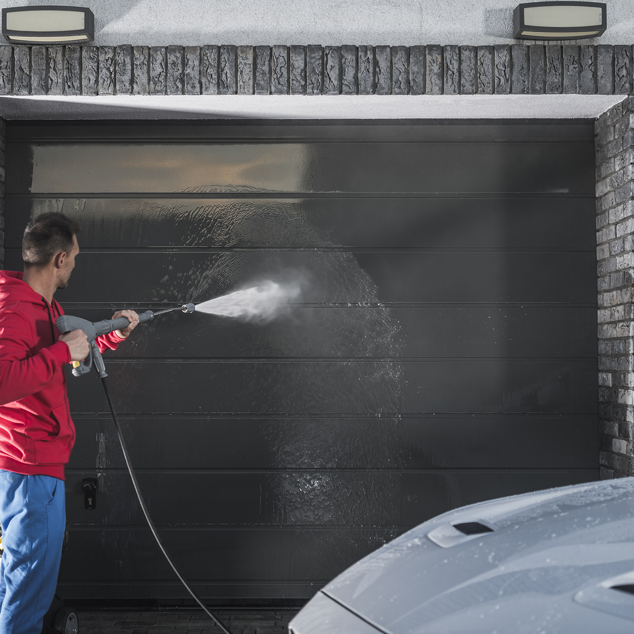 puertas metalicas elevables garage