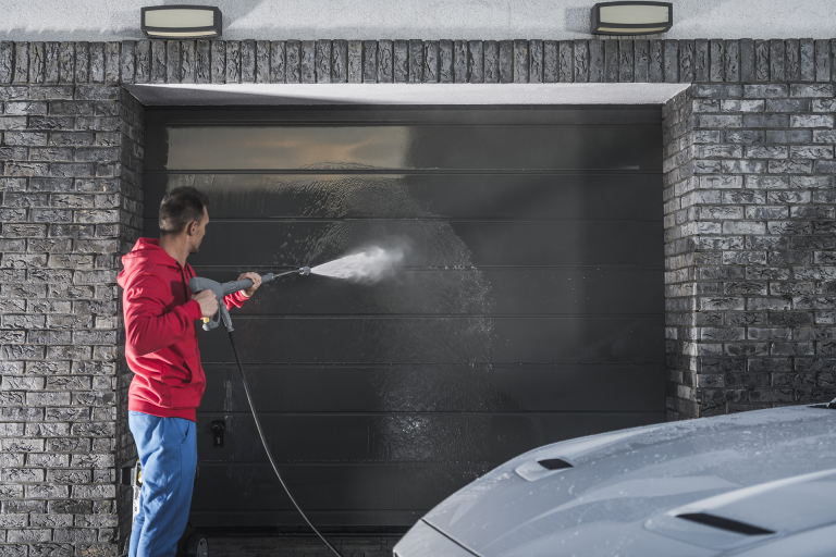 puertas metalicas elevables garage